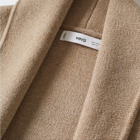 Mango Oversized Cardigan / Knitted Coat with Pockets (Coatigan) - Picture 5 of 10